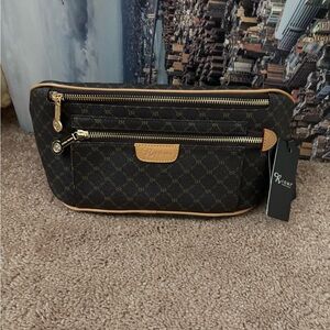 Rioni Black and Tan Satchel brand new with tags
